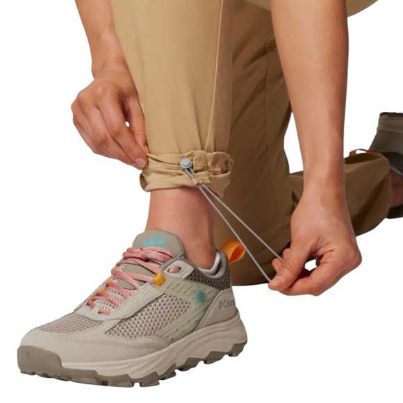 Columbia New w Tag Tan Women's Trail Pant Straight Leg Active Fit Omnishield XXL - Picture 8 of 16